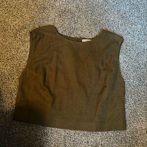 Abercrombie Cropped linen top
